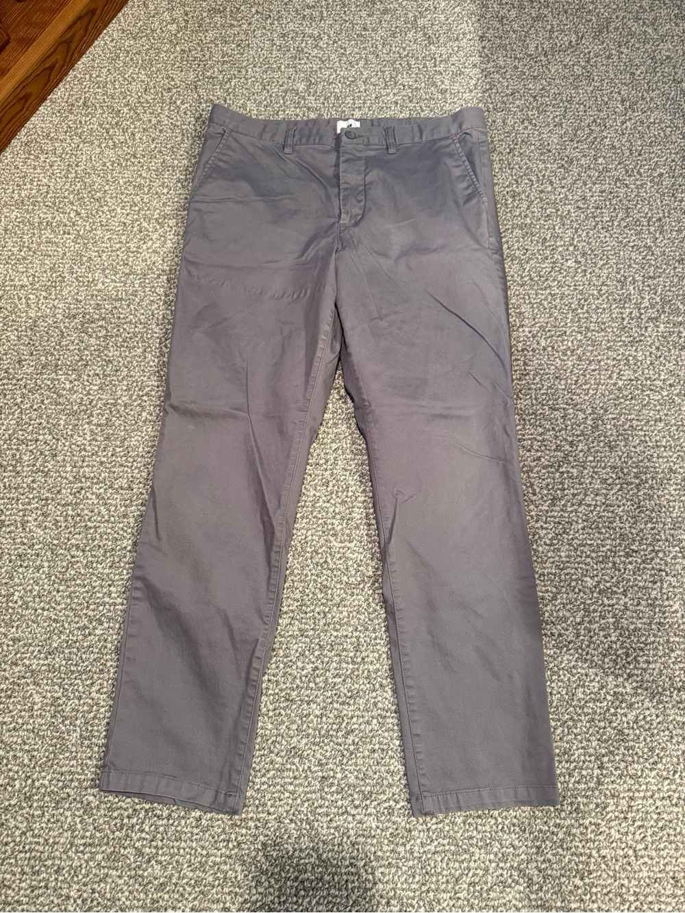 Gray H&M Slim Chino Pants 36x32